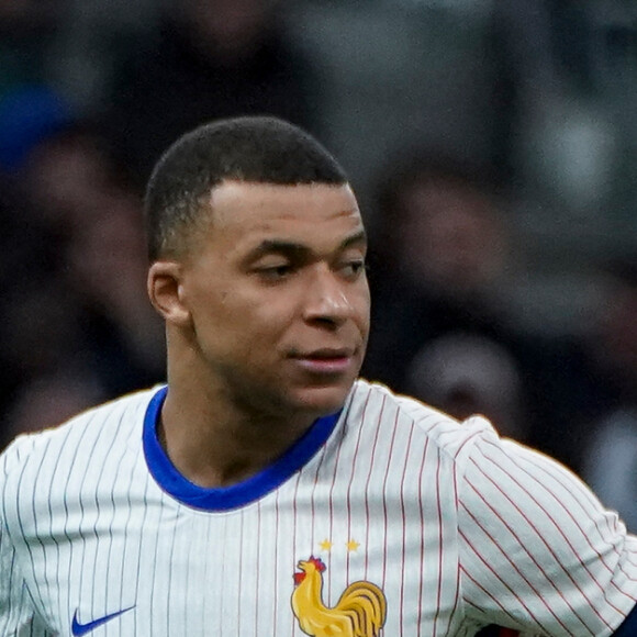 Kylian Mbappé (France) - Match amical de football entre la France et le Chili (3-2) au stade Orange Vélodrome à Marseille le 26 mars 2024.