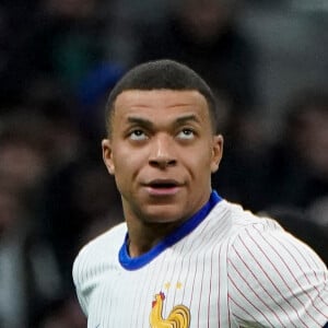 Kylian Mbappé (France) - Match amical de football entre la France et le Chili (3-2) au stade Orange Vélodrome à Marseille le 26 mars 2024.