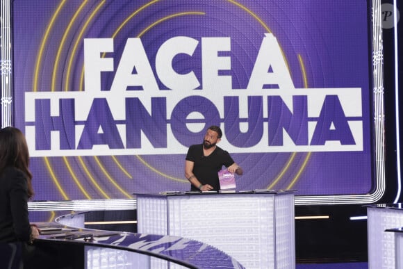 Exclusif - Cyril Hanouna - Enregistrement de l'émission "Face à Hanouna", présentée par C.Hanouna et diffusée sur C8 le 23 mars. Le 21 mars 2024 © Jack Tribeca / Bestimage 