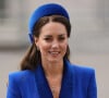 Un privilège que très peu de personnes ont eu puisqu'il s'agissait d'un tête-à-tête
Catherine (Kate) Middleton, duchesse de Cambridge, lors du service annuel du Commonwealth à l'abbaye de Westminster à Londres, Royaume Uni, le 14 mars 2022. 