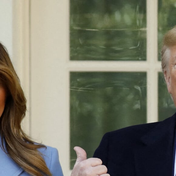 Donald et Melania Trump, le 13 novembre 2019 à la Maison Blanche. Photo by Yuri Gripas/ABACAPRESS.COM