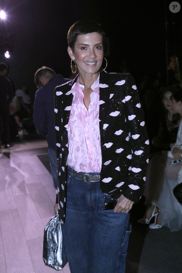 Cristina Cordula - Célébrités au Défilé de mode Giambattista Valli, Collection Prêt-à-porter Printemps / Eté 2024, Front Row, dans le cadre de la Fashion Week de Paris, France, le 29 Septembre 2023. © Bertrand Rindoff / Bestimage