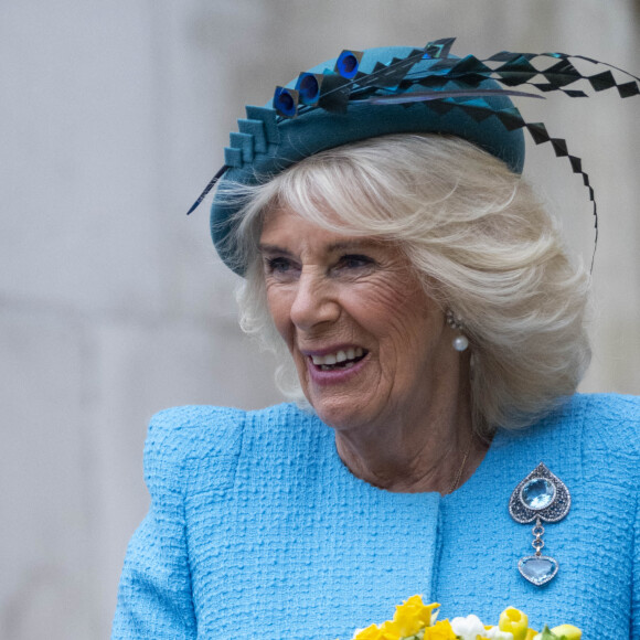 La famille royale britannique et les invités arrivent pour assister au service de célébration de la Journée du Commonwealth (Commonwealth Day) à l'abbaye de Westminster à Londres, célébré cette année en l'absence de Charles III et de Kate. Londres, le 11 mars 2024. 