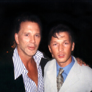Mickey Rourke et Christophe Rocancourt le 12 octobre 1999 à Los Angeles. © ABACA.