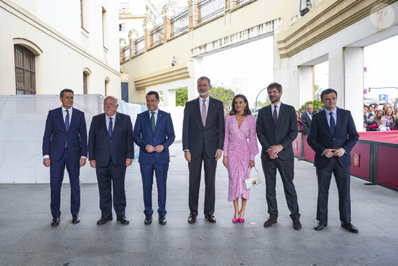 Felipe et Letizia d'Espagne - Remise des prix des Beaux-Arts au Palais des Congrès de Cadix, Andalousie. 3 avril 2024. @ Francisco J. Olmo / Europa Press