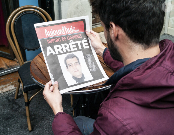 

Les gendarmes de la brigade de recherches de Besançon ont été saisis "pour mener diverses vérifications".
Une du journal Le Parisien, le 12 octobre 2019 à Paris.
