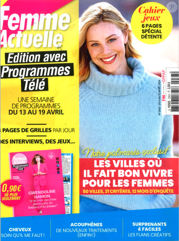 Couverture du magazine Femme Actuelle.