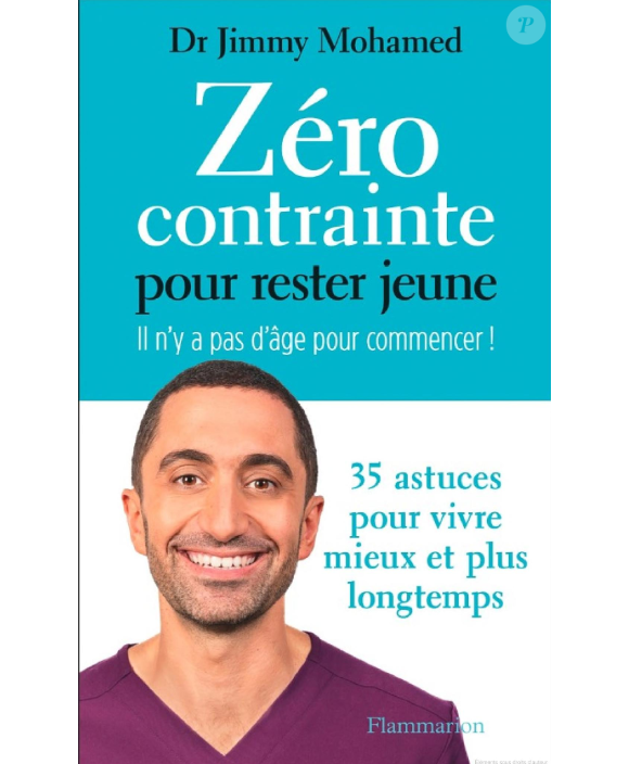 A l'occasion de la promotion de son nouveau livre "Zéro Contrainte pour rester jeune", il a accordé une interview à "Télé Loisirs"
Couverture du nouveau livre de Jimmy Mohamed