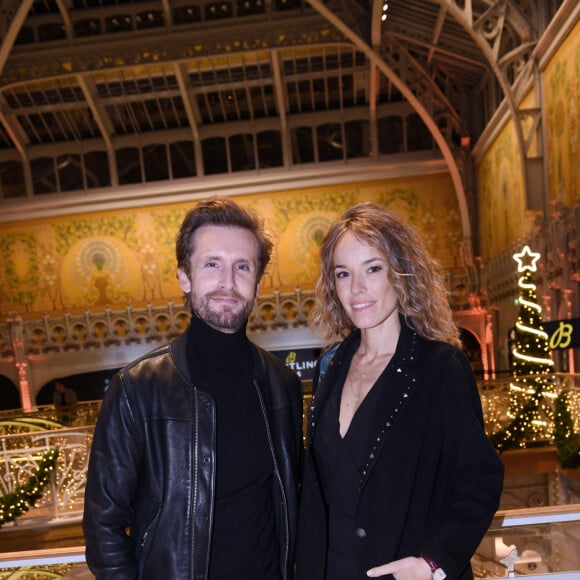 Exclusif - Elodie Fontan et son compagnon Philippe Lacheau - Dîner de charité Breitling à la Samaritaine pour l'association "Premiers de Cordée" à Paris le 14 novembre 2022.