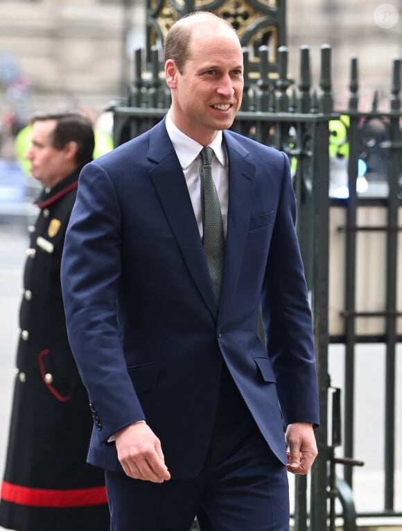 Le prince William, prince de Galles - La famille royale britannique et les invités assistent au service de célébration de la Journée du Commonwealth à l'abbaye de Westminster de Londres, Royaume Uni, le 11 mars 2024.