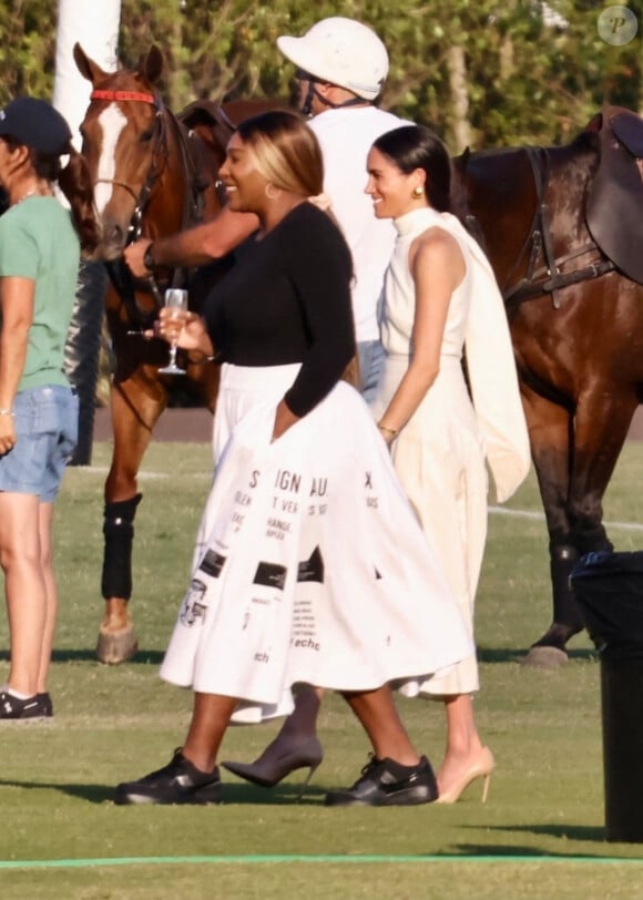 Meghan Markle et Serena Williams au Royal Salute Polo Challenge à Miami