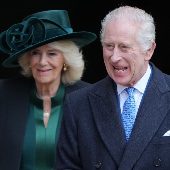 Harry et Meghan vont-ils accepter l'invitation du roi Charles III ?
Les membres de la famille royale britannique arrivent à la chapelle Saint-George pour assister à la messe de Pâques. Windsor, le 31 mars 2024.