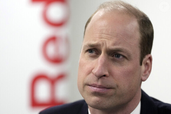 Une visite qu'il va faire en solo. 
Le prince William, prince de Galles, est en visite au siège de la Croix-Rouge du Royaume Uni à Londres le 20 février 2024. 