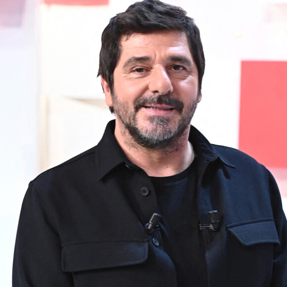 Exclusif - Patrick Fiori - Enregistrement de l'émission Vivement dimanche en hommage au duo Jean Poiret et Michel Serrault au studio Gabriel, presentée par Michel Drucker . Diffusion sur France 3 le 17 mars 2024. . © Guillaume Gaffiot / Bestimage 