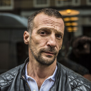 L'acteur et réalisateur Mathieu Kassovitz photographié à Soho, Londres, Royaume-Uni, le 13 octobre 2017. - Photo par The Sunday Times/News Syndication/ABACAPRESS.COM