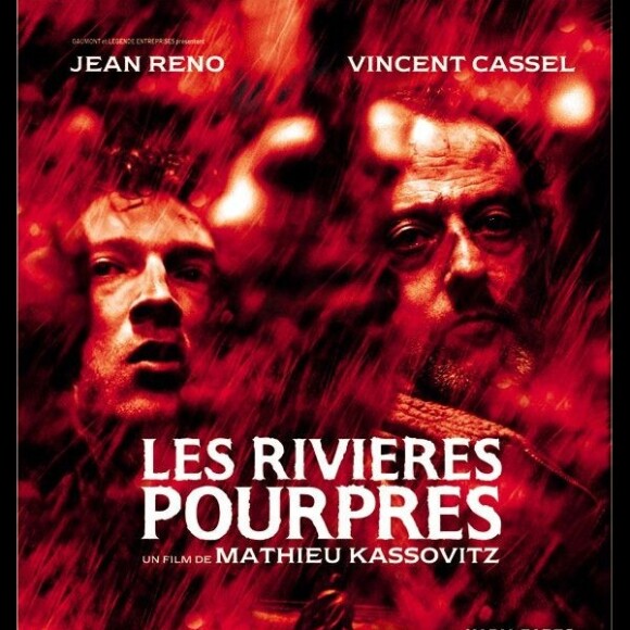 Affiche du film les Rivières Pourpres, film sur lequel vont apparaître les premières dissenssions entre eux.