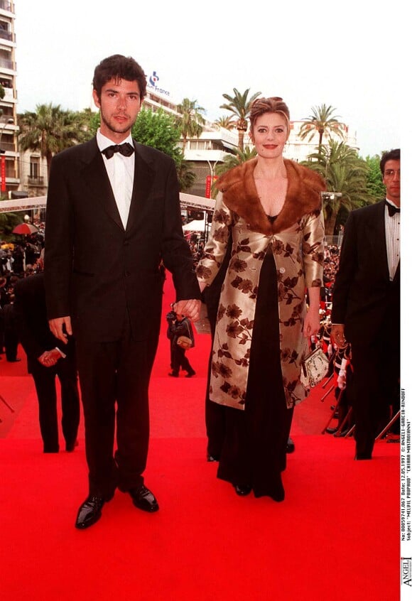 Chiara Mastroianni et Melvil Poupaud en 1997 au Festival de Cannes.