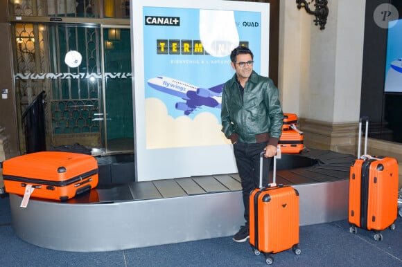 Exclusif - Jamel Debbouze - After party de l'avant-première de la série "Terminal" à l'hôtel des Italiens (ancien siège du Crédit Lyonnais) à Paris le 8 avril 2024. © Rachid Bellak/Bestimage 