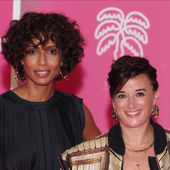 Sonia Rolland et Beatrice de La Boulaye - 5ème soirée du 4ème Canneseries au Palais des Festivals à Cannes, le 12 octobre 2021. 