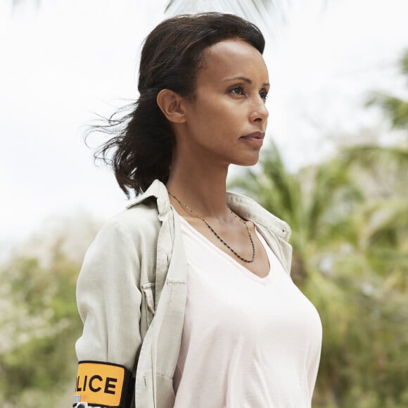 Exclusif - Sonia Rolland sur le tournage de la série "Tropiques criminels" en Martinique diffusée le 22 novembre sur France 2. Le 8 mai 2019 © Sylvie Castioni / Bestimage