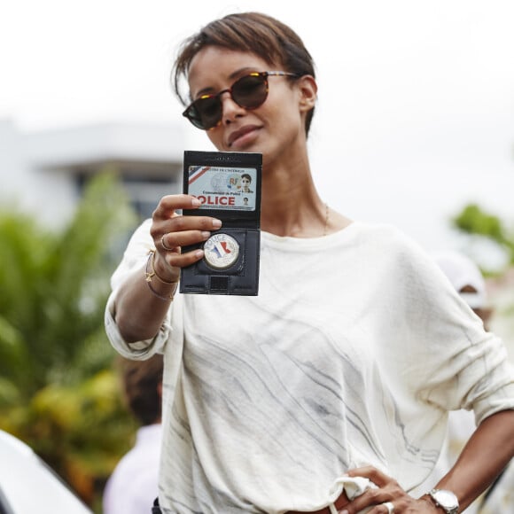 Exclusif - Sonia Rolland sur le tournage de la série "Tropiques criminels" en Martinique diffusée le 22 novembre sur France 2. Le 8 mai 2019 © Sylvie Castioni / Bestimage