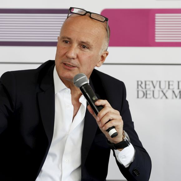 Dominique Rizet, journaliste à BFMTV durant la première journée du 24ème festival du livre de Nice le 31 mai 2019. © Dylan Meiffret/Nice-Matin/Bestimage