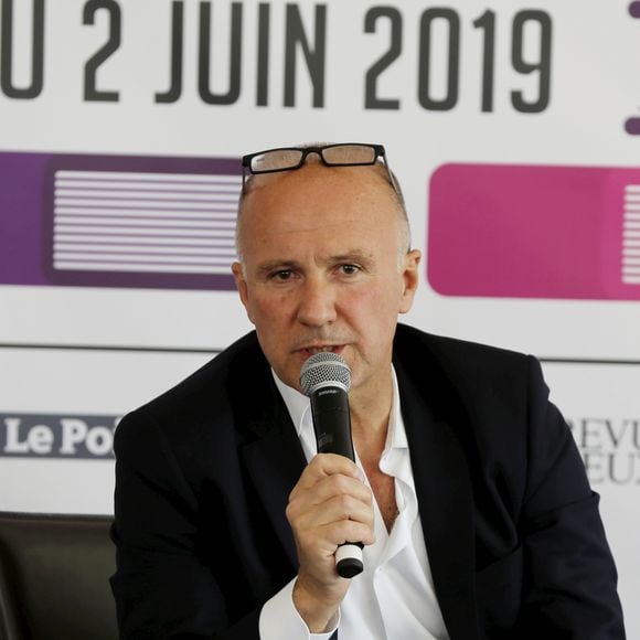 Dominique Rizet, journaliste à BFMTV durant la première journée du 24ème festival du livre de Nice le 31 mai 2019. © Dylan Meiffret/Nice-Matin/Bestimage