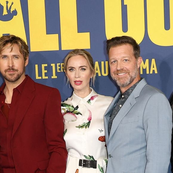 Guymon Casady, Kelly McCormick, Ryan Gosling, Emily Blunt, David Leitch, Ben Jenkin et Logan Holladay - Photocall du film "Fall Guy" au cinema UGC Normandie à Paris le 23 avril 2024. © Coadic Guirec/Bestimage