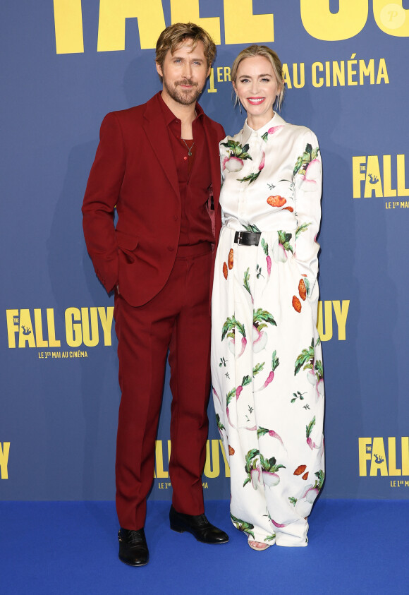 Ryan Gosling et Emily Blunt - Photocall du film "Fall Guy" au cinema UGC Normandie à Paris le 23 avril 2024. © Coadic Guirec/Bestimage