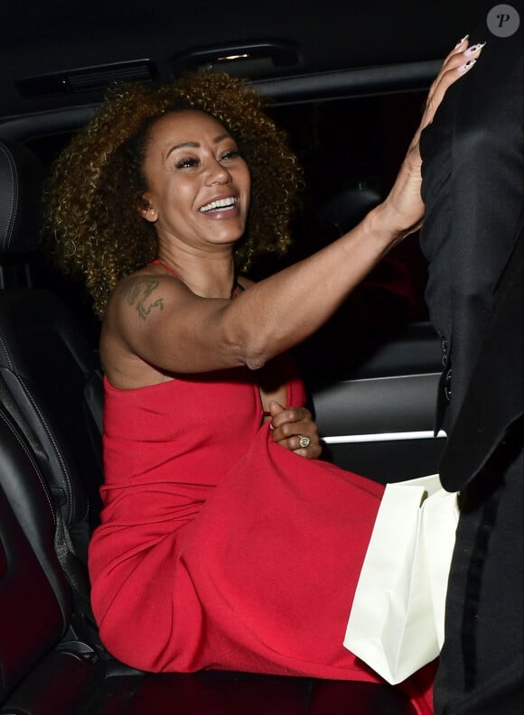 Mel B - Melanie Brown - Les célébrités fêtent le 50ème anniversaire de V.Beckham au club Oswald's à Londres, le 20 avril 2024. 