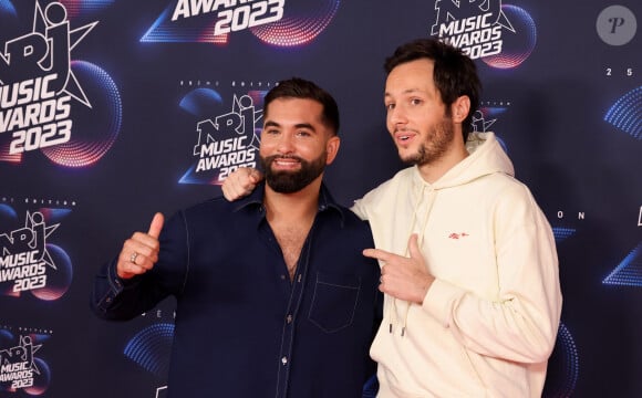 Kendji Girac, Vianney au photocall de la 25ème cérémonie des "NRJ Music Awards (NMA)" au palais des Festivals et des Congrès de Cannes, France, le 10 novembre 2023. © Dominique Jacovides/Bestimage 