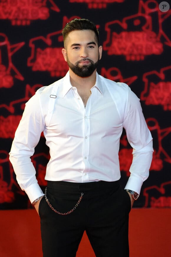 Kendji Girac lors de la 23ème édition des NRJ Music Awards 2021 au Palais des Festivals de Cannes, le 20 novembre 2021.