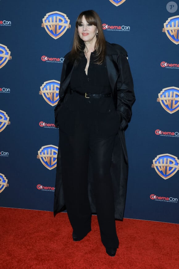 Monica Bellucci aux studios Warner Bros, 9 avril 2024, Las Vegas, Nevada © Nina Prommer / Zuma Press / Bestimage
