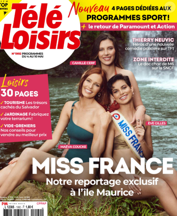 Couverture du dernier numéro de "Télé Loisirs", paru le 29 avril 2024