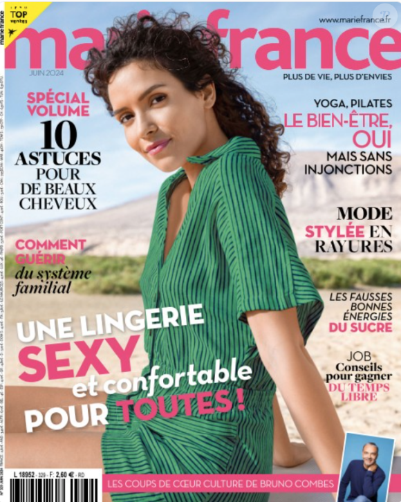 Magazine "Marie France" en kiosques le 2 mai 2024.