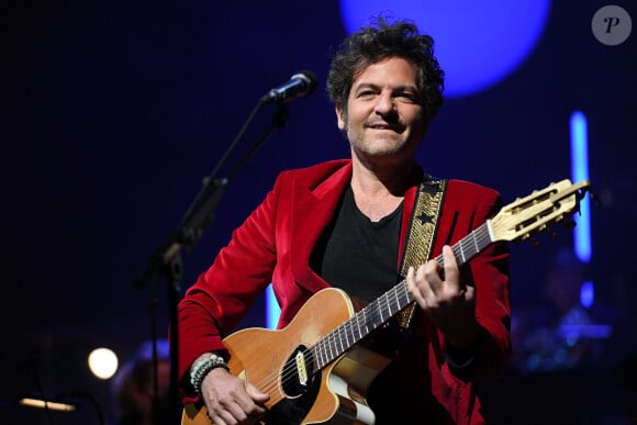 Billie Chedid sortira prochainement son troisième album, une fierté pour ses parents.
Le chanteur M et la chanteuse Nach lors du premier concert avec du public dans les studios de Radio France avec son orchestre philharmonique. Le 1ᵉʳ juin 2021 © Veeren / Bestimage