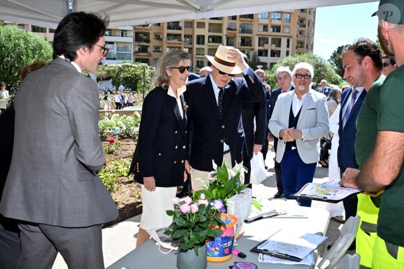 Le prince Albert II de Monaco et la princesse Caroline de Hanovre ont célébré les 40 ans d'existence de la Roseraie Princesse Grace, le 3 mai 2024, à Monaco. Créé en 1984 et rénové en 2014, ce jardin odorant est un hommage du Prince Rainier III à son épouse. Installé non loin du chapiteau de Fontvieille. Les 5000m² de cette roseraie, permettent de découvrir plus de 315 variétés de rosiers représentant 6000 pieds de rosiers, répartis en 7 thèmes. Toutes les opérations d'entretien ainsi que les animations proposées tout au long de l'année ont permis d'obtenir la labellisation Espace Végétal Ecologique (EVE) " ECOCERT " pour ce site. © Bruno Bebert / Bestimage 