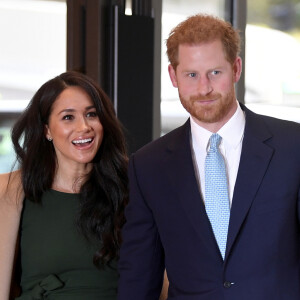 Une journée particulièrement symbolique que s'apprêtent à passer Meghan Markle et Harry !
Le prince Harry, duc de Sussex, et Meghan Markle, duchesse de Sussex, arrivent à la cérémonie des WellChild Awards à Londres.