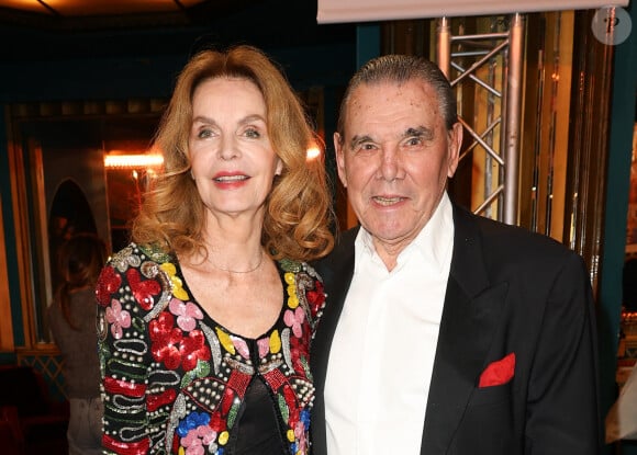 Cyrielle Clair et son mari Michel Corbière - 35ème cérémonie des Molières aux Folies Bergère à Paris le 6 mai 2024. © Coadic Guirec / Bestimage