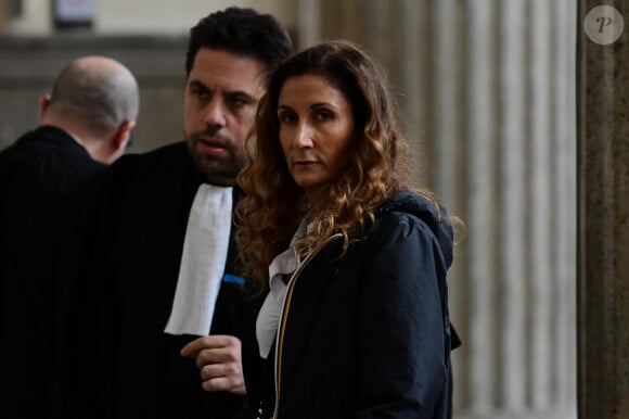 Coline Berry - Arrivées au procès en diffamation de Coline Berry envers Jeane Manson au tribunal de Lyon. Le 7 mai 2024