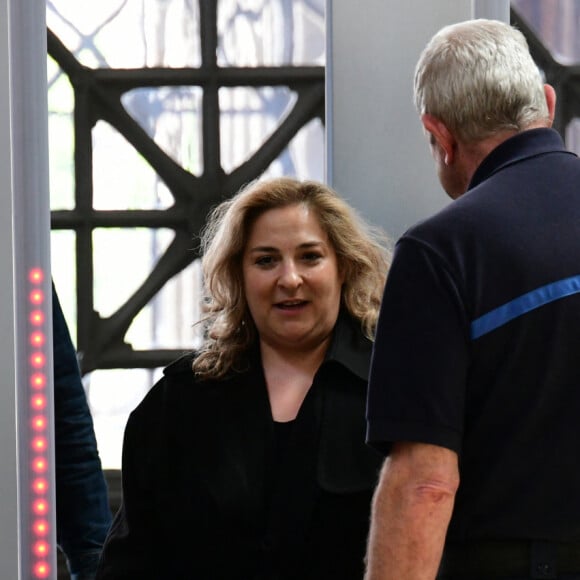 Marilou Berry - Arrivées au procès en diffamation de Coline Berry envers Jeane Manson au tribunal de Lyon. Le 7 mai 2024