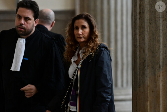 Coline Berry - Arrivées au procès en diffamation de Coline Berry envers Jeane Manson au tribunal de Lyon. Le 7 mai 2024