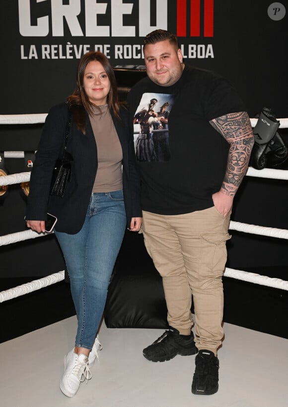 Nico et Daniella Capone - Première du film "Creed III" au cinéma Le Grand Rex à Paris le 13 février 2023. © Coadic Guirec/Bestimage