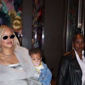 Rihanna et son compagnon Asap Rocky fêtent le 2ème anniversaire de leur fils Rza au musée Color Factory à New York, le 11 mai 2024. Le couple a également un deuxième enfant, Riot Rose, âgé de 9 mois.