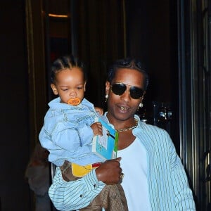 Rihanna et son compagnon Asap Rocky fêtent le 2ème anniversaire de leur fils Rza au musée Color Factory à New York, le 11 mai 2024. Le couple a également un deuxième enfant, Riot Rose, âgé de 9 mois.