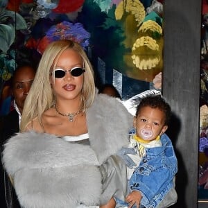 Rihanna et son compagnon Asap Rocky fêtent le 2ème anniversaire de leur fils Rza au musée Color Factory à New York, le 11 mai 2024. Le couple a également un deuxième enfant, Riot Rose, âgé de 9 mois.