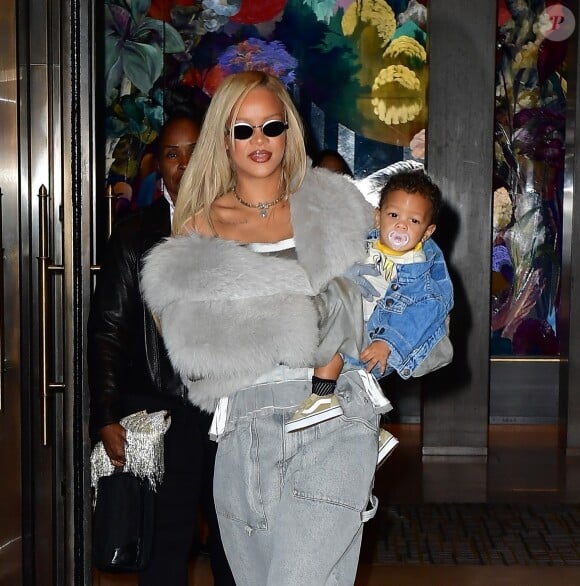 Rihanna et son compagnon Asap Rocky fêtent le 2ème anniversaire de leur fils Rza au musée Color Factory à New York, le 11 mai 2024. Le couple a également un deuxième enfant, Riot Rose, âgé de 9 mois.