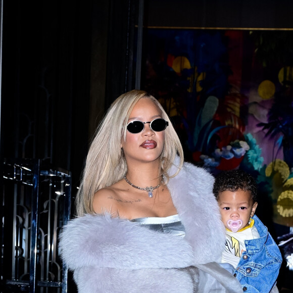 Rihanna et son compagnon Asap Rocky fêtent le 2ème anniversaire de leur fils Rza au musée Color Factory à New York, le 11 mai 2024. Le couple a également un deuxième enfant, Riot Rose, âgé de 9 mois.