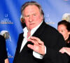 S'exprimant au passage sur l'affaire Gérard Depardieu.
Gérard Depardieu lors de la soirée de clôture de la 3eme édition du Festival Cinéroman à Nice, le 24 octobre 2021.