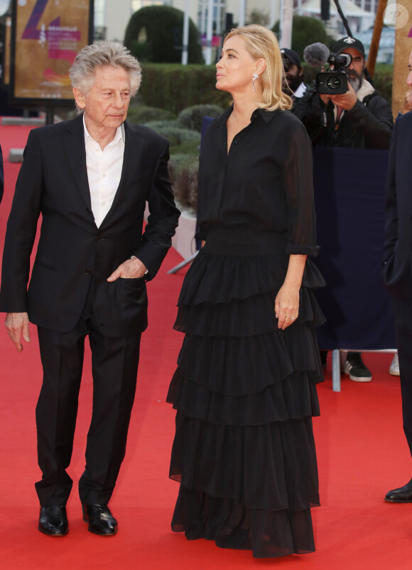 Roman Polanski et Emmanuelle Béart à la première de "Music of My Life", suivi d'un hommage rendu aux 25 ans de la compétition lors du 45ème Festival du Cinéma Américain de Deauville, le 7 septembre 2019. © Denis Guignebourg/Bestimage 